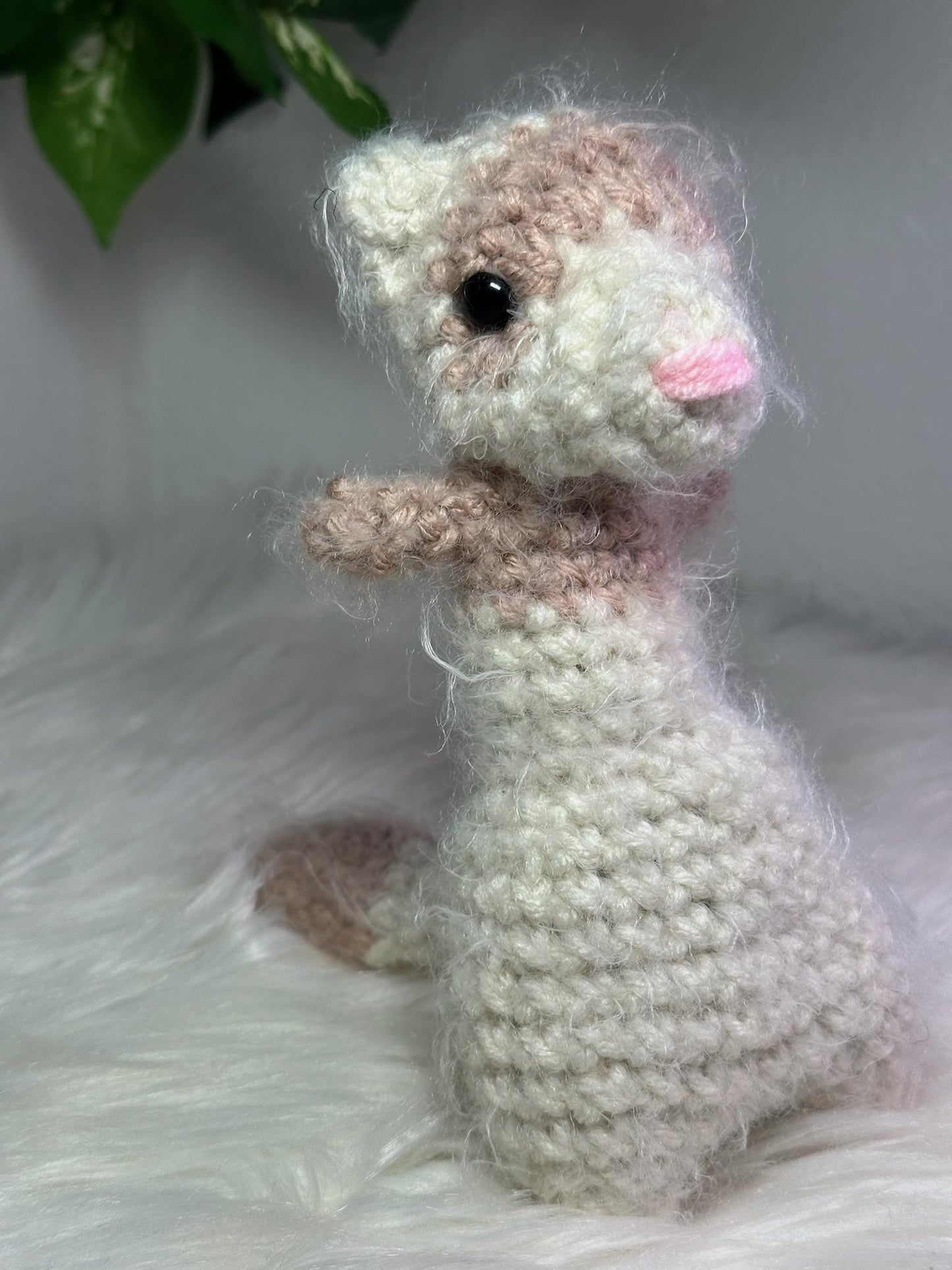 Jiggle Ferret Plush – Cute Handmade Ferret Toy