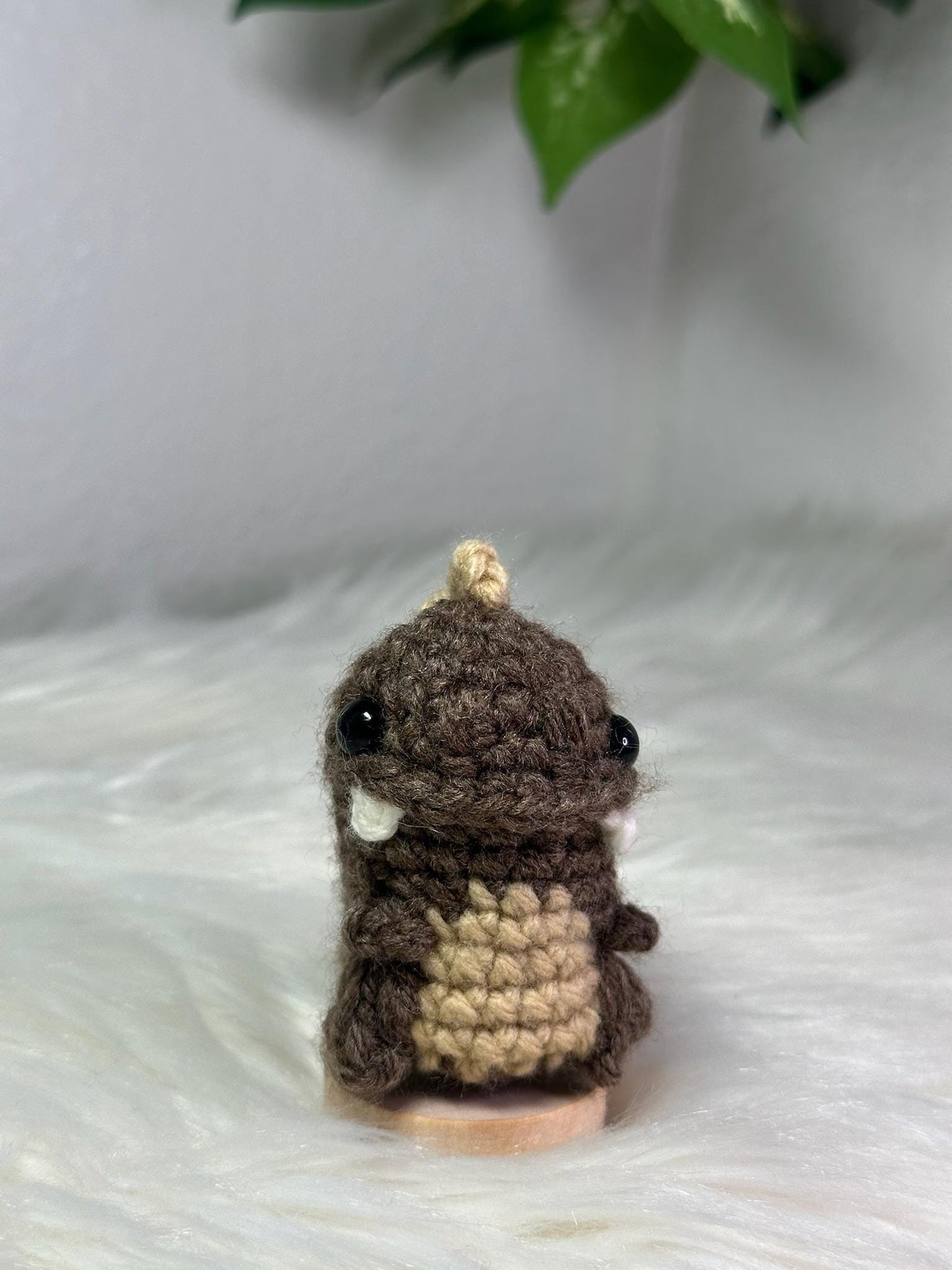 Crochet T-Rex Plush – Personalized Dinosaur Toy