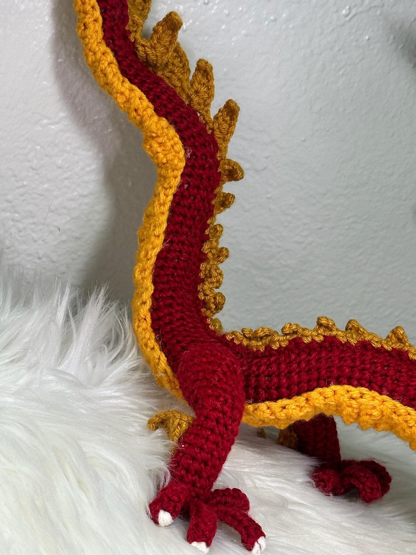Crochet Fantasy Dragon – Customizable Colors