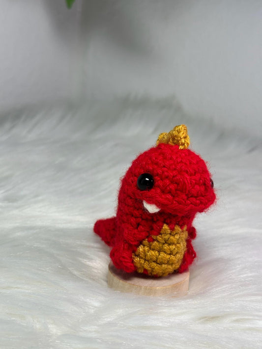 Crochet T-Rex Plush – Personalized Dinosaur Toy