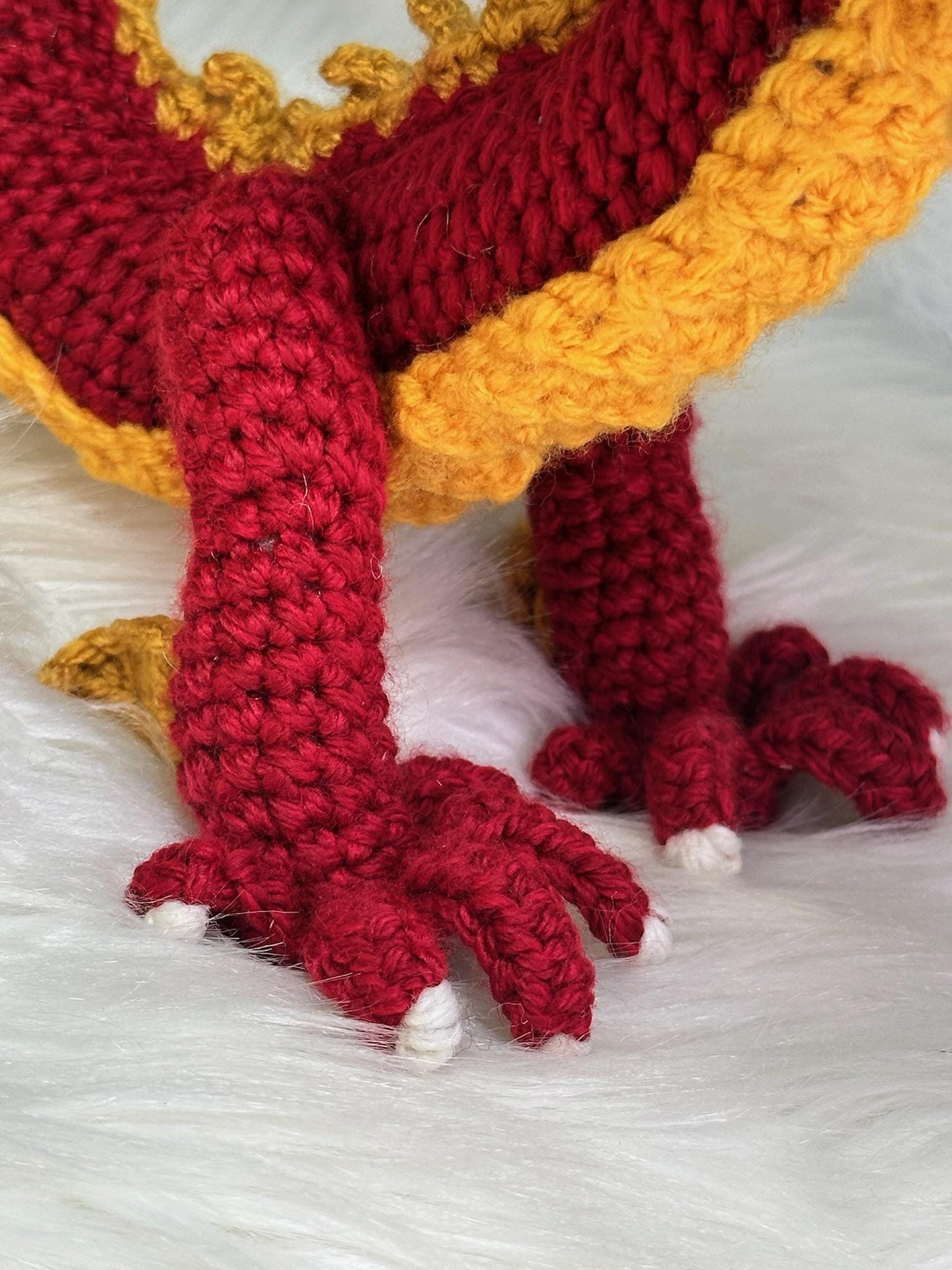 Crochet Fantasy Dragon – Customizable Colors
