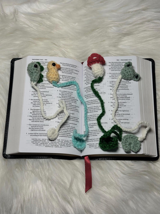 Crochet Bookmark Buddies